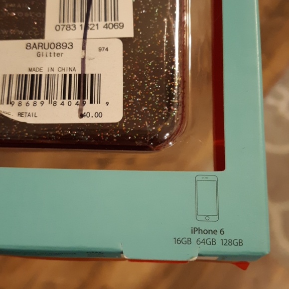 New Kate Spade Snap On Glitter iPhone 6 Case. - Picture 5 of 5